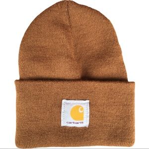 CARHARTT BEANIE HAT TAN BROWN STYLE A18 BRN